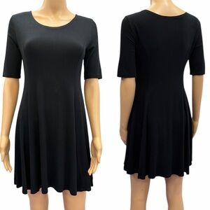 Popular Basics Elegant Black Mini Dress